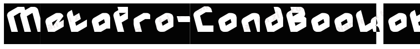 MetaPro-CondBook otf字体转换
